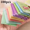 100Pcs Natural Smell Incense Bag Closet Sachet Anti-mold Fragrance Paper Pocket