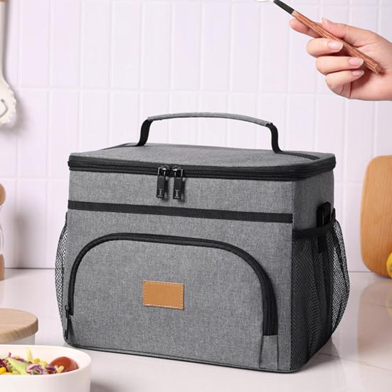 Непромокаемая сумка для пикника большой вместимости с 3-слойной системой изоляции, регулируемыми ремнями, органайзер для еды, сумка-тоут