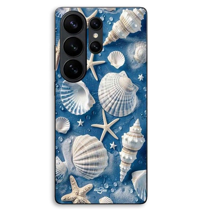 Coque Pour Samsung Galaxy S26 Ultra Coquillages étoiles océan Maniacase