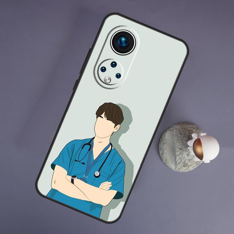 Мультяшный врач-медсестра для Huawei Honor Magic 5 Lite 70 50 X8 X9 a P20 P30 P40 P50 P60 Pro P Smart Nova 9 5T чехол