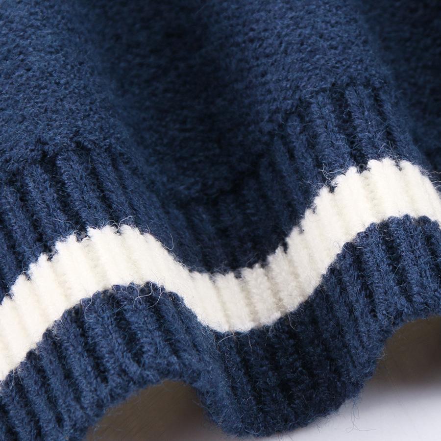 Boys Cardigan Crochet Sweater Children's V-Neck Toddler Knit Button Up Knitted Pattern Long Sleeve Sweaters