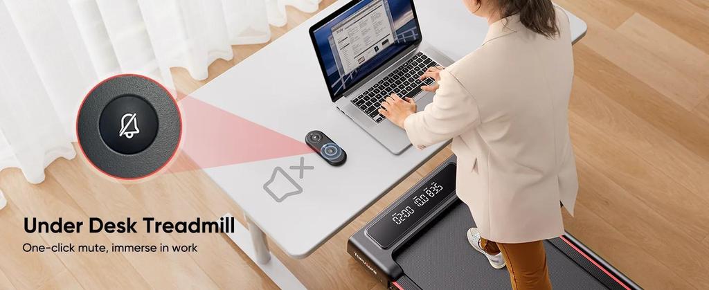 2026 Treadmill TP4 4in1 Faltbares Laufband, 12km/h, 9% Neigung, 2,5 PS Motor, Fernbedienung & LED Display, Platzsparend for Home & Office