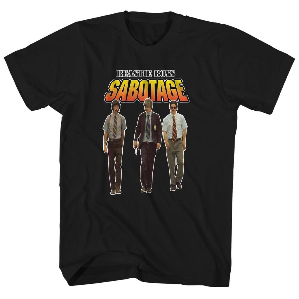 Beastie Boys Sabotage Mens T Shirt Music Classic Band Hip Hop Rap Tee New Black