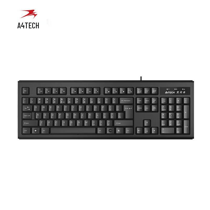 Проводная USB-клавиатура A4Tech WK-100, 104 клавиши, для офиса