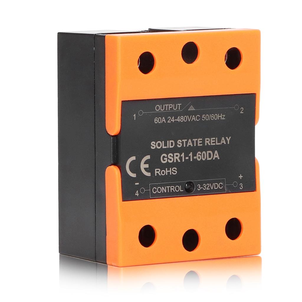 Solid State Relay Small DA Power Distribution Controller DC 3‑32V to 24‑480V