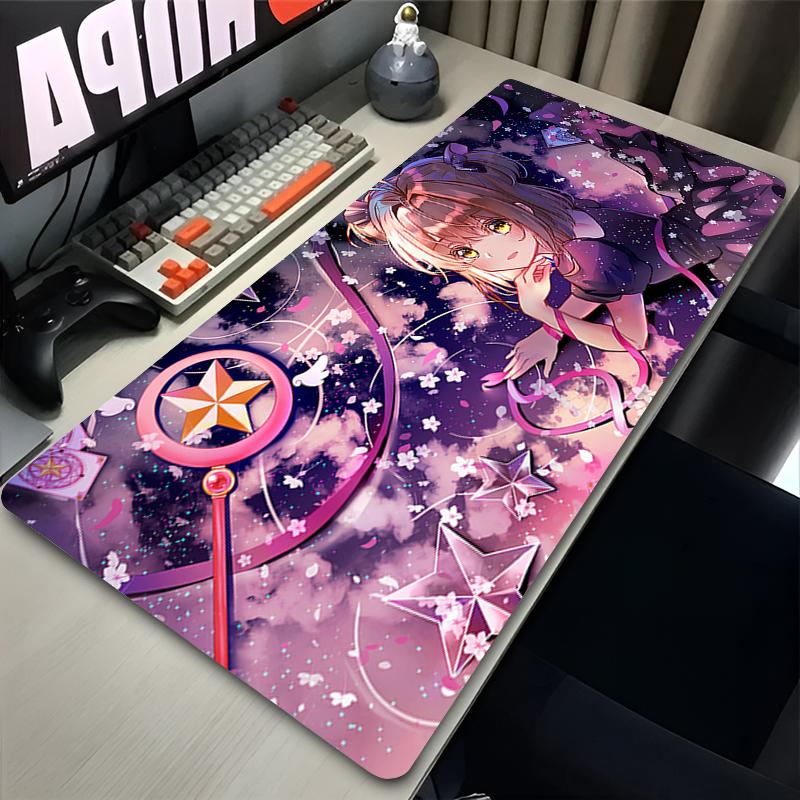 C Card Captor Sakura Электронный Игровой Компьютерный Коврик для Мыши Игровая Машина Ковер Коврик для Клавиатуры Защита Рабочего Стола Мультяшный Коврик для Мыши