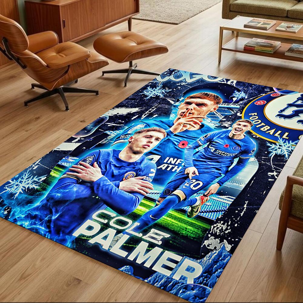 Chelsea Fc Football Player Area Rug Design for Decorate room Playrooms Foyer Bedrooms Anti-slip Rug Office home decor Birthday/Christmas Gift