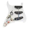 Musiclily Pro SE SSS Strat Prewired Pickguard Staggered Alnico 5 Single Coil Pickup для электрогитары ST Stratocaster White 3P,
