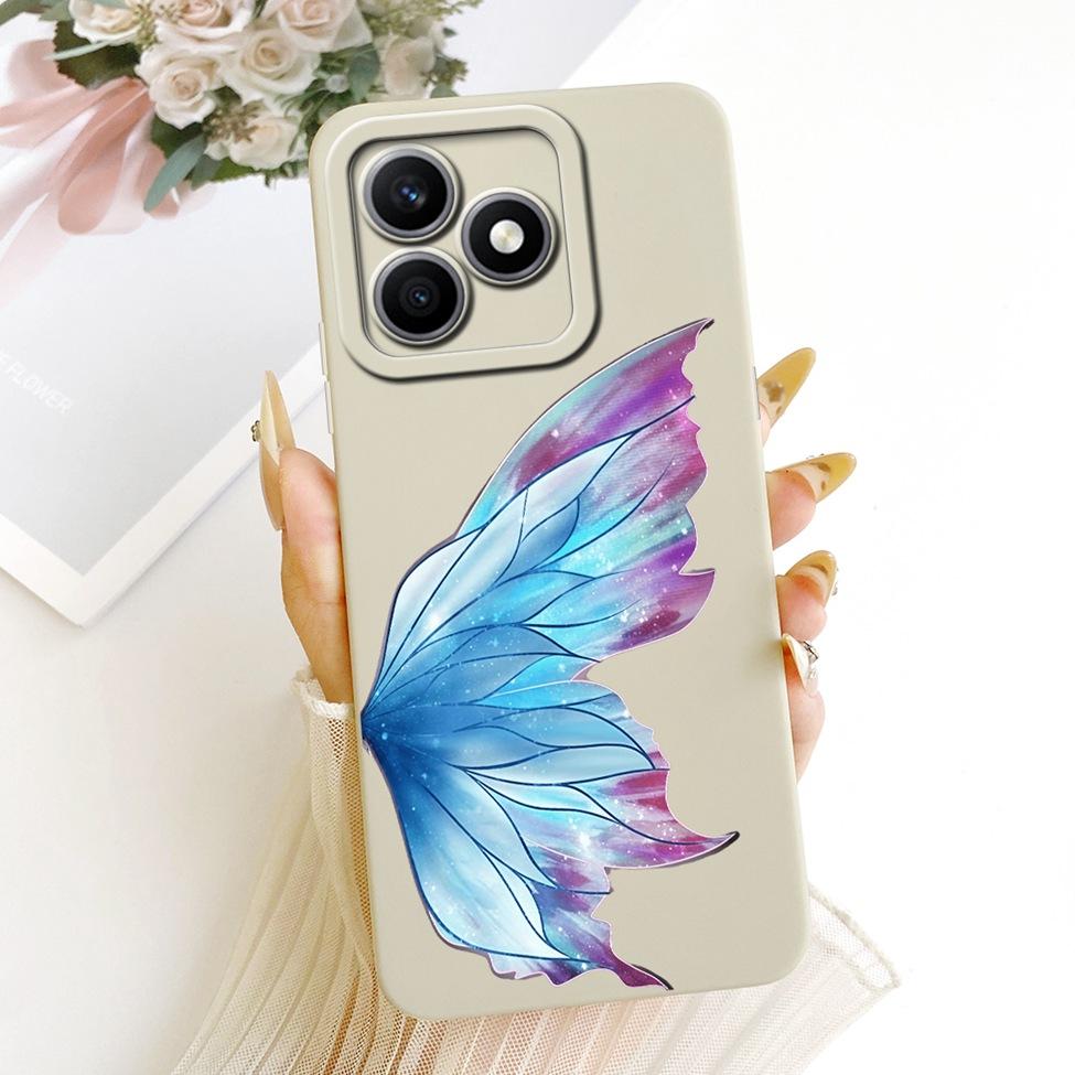 Чехол-обложка для Honor X8d Милый Kawaii Роскошный Модный Цветочный Рисунок Силиконовый Корпус Для Honor X8D