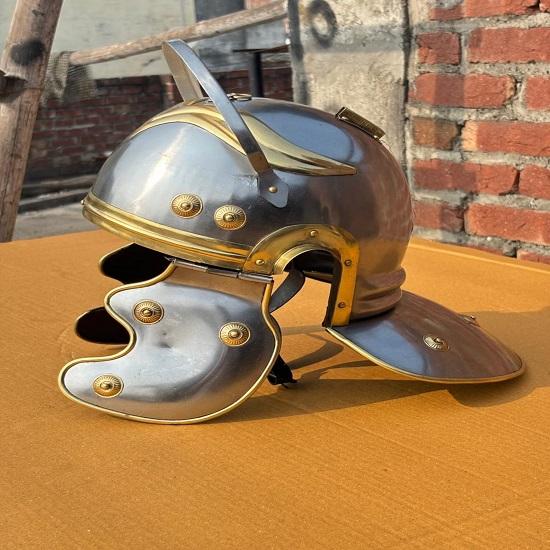 Имперский римский шлем средневековый галльский g шлем броня 18 калибра шлем солдата норманнский шлем LARP костюм для косплея