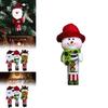 European Style Swinging Christmas Figures With Fabric Material For Festive Decorations