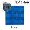 Односторонние Базовые Пластины 16x16 Точек Сделай Сам Строительные Кирпичики Кирпич 3867 6098 MOC Обучающие Конструкторы Игрушки для Строительства идеально для Детей