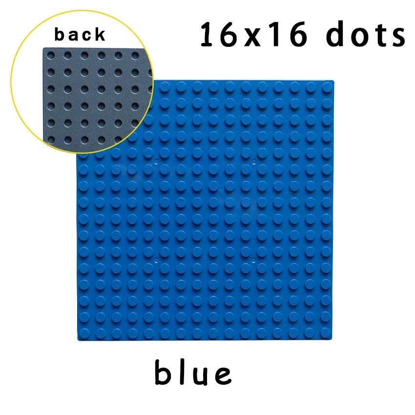 Односторонние Базовые Пластины 16x16 Точек Сделай Сам Строительные Кирпичики Кирпич 3867 6098 MOC Обучающие Конструкторы Игрушки для Строительства идеально для Детей