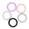 5pcs Smart Ring Cover Silicone Elastic Anti Scratch Smart Ring Protector for Daily Use Black White