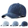 Hip Hop Sun Hat Solid Color Peaked Hat Casual Denim Baseball Cap  Girl