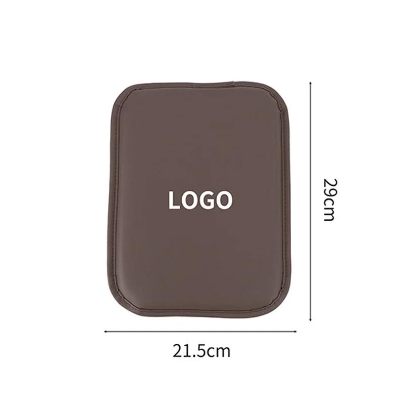 IFAE2 Leather Car Armrest Cushion Storage Box Cover Pad Mat For kia GT gtline xline ceed Forte RIO STINGER Seltos K3 K5 Accessories