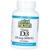 Vitamin D3 Capsules, Vitamin D3 5000, Natural Factors 120 Softgels (36406050)