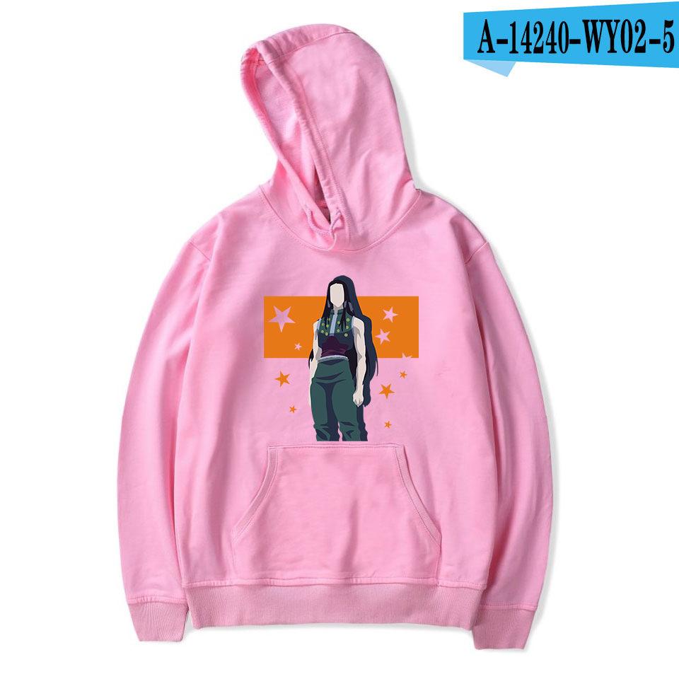 Новый анимационный периферийный свободный большой размер повседневный мужской и женский свитер с капюшоном