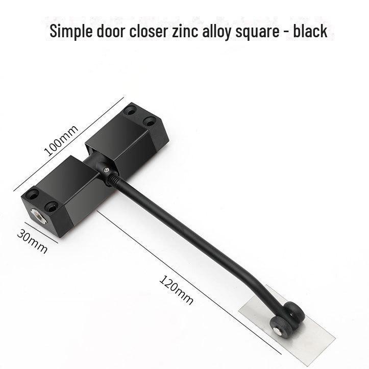 Бытовой невидимый автоматический дверной доводчик с бесшумной пружинной петлей и буфером