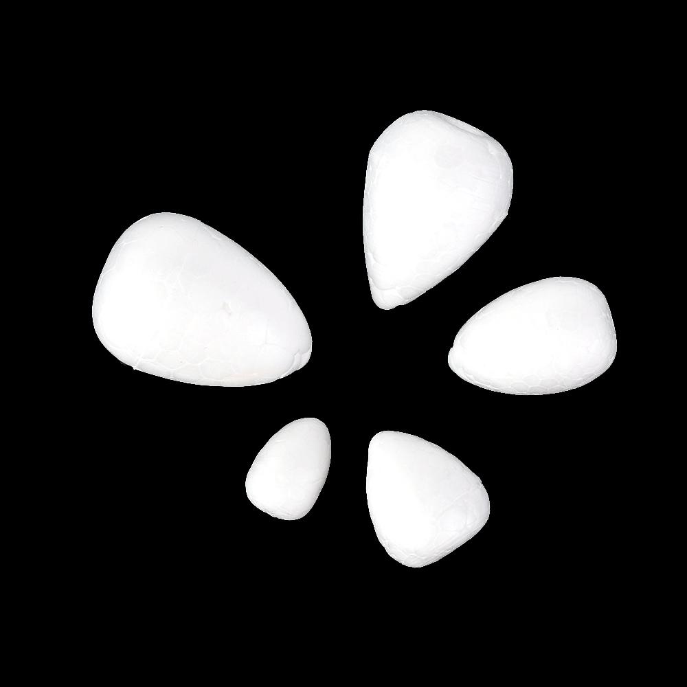 Детские сувениры Свадебный декор Кухонные аксессуары Пенопластовый цветок Каплевидная форма DIY Картина Белые поделки Шары