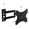 117B-2 Universal Swivel Retractable TV Wall Mount & LCD Monitor Bracket