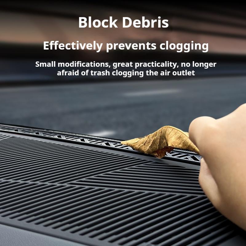 For BMW 5 Series i5 G60 2024-2025 Dashboard Air Vent Cover Central Control Air Conditioner Dust Net Car Interior Accessories