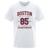 Boston 85 Players Championship Men Women Cotton O-Neck T Shirts Personality Loose Clothes Fashion T Shirts