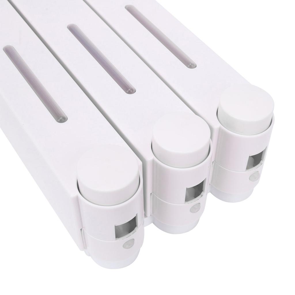 Wall Mount Shower Liquid Soap Dispenser Three Head Shampoo Dispensers for Hotel Bathroom