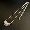 TIFFANY Large Bean Necklace Elsa Peretti Vintage Y2K Archive w o BOX Japan FS