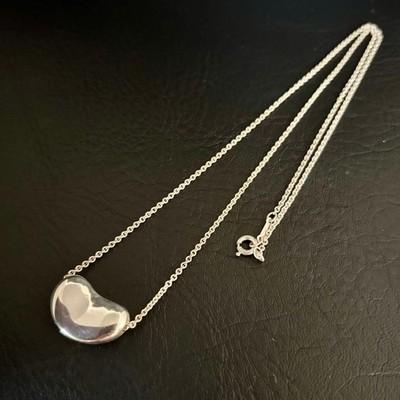 TIFFANY Large Bean Necklace Elsa Peretti Vintage Y2K Archive w o BOX Japan FS