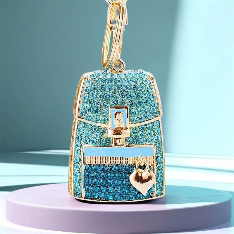 Diamante Bag Pendant Rhinestone Crystal Car Gift -lost Key Holder Sale Classics Bag Charm