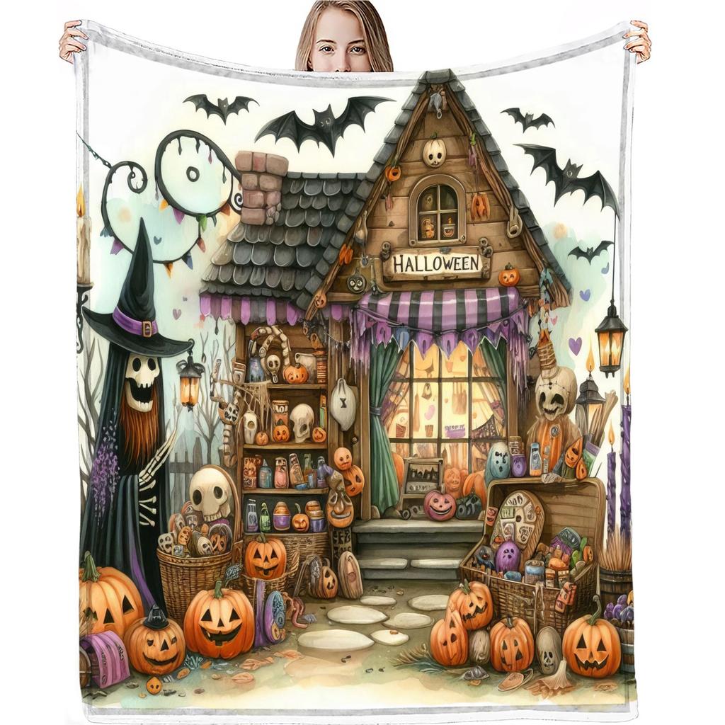 Одеяло с принтом на Хэллоуин