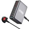 268 Вт/600 Вт Настольное зарядное устройство 8 портов USB 5C+3A Type C PD Зарядное устройство 3.0 USB Type C Быстрая зарядка Мобильное USB зарядное устройство