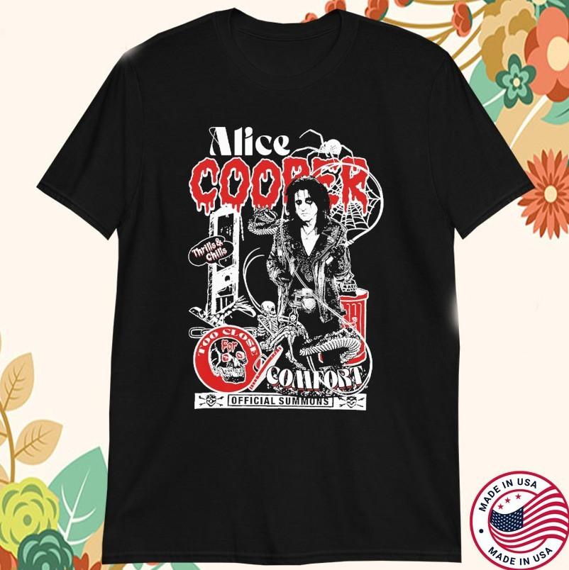 Alice Cooper 2025 Tour Tshirt size S5XL Unisex T-Shirt