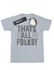 Мужская футболка с текстом That's All Folks