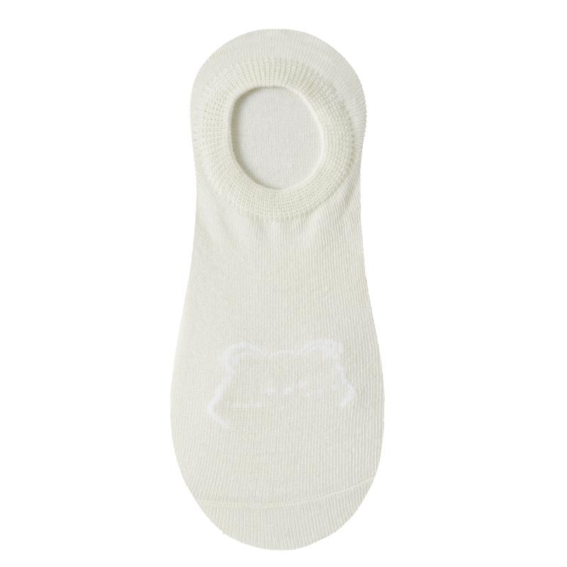 1/5 Pairs Women Cotton Ankle Socks Invisible Shallow Mouth Socks Breathable Silicone Anti Slip Socks