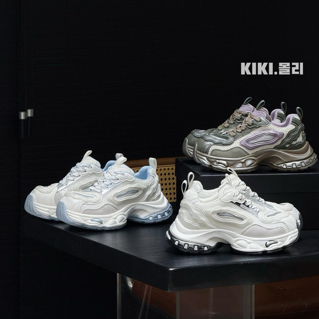 Корейская версия нишевого дизайна 2025 ранняя осень новинка ретро старая толстая подошва увеличение роста повседневная спортивная обувь для папы женская модная