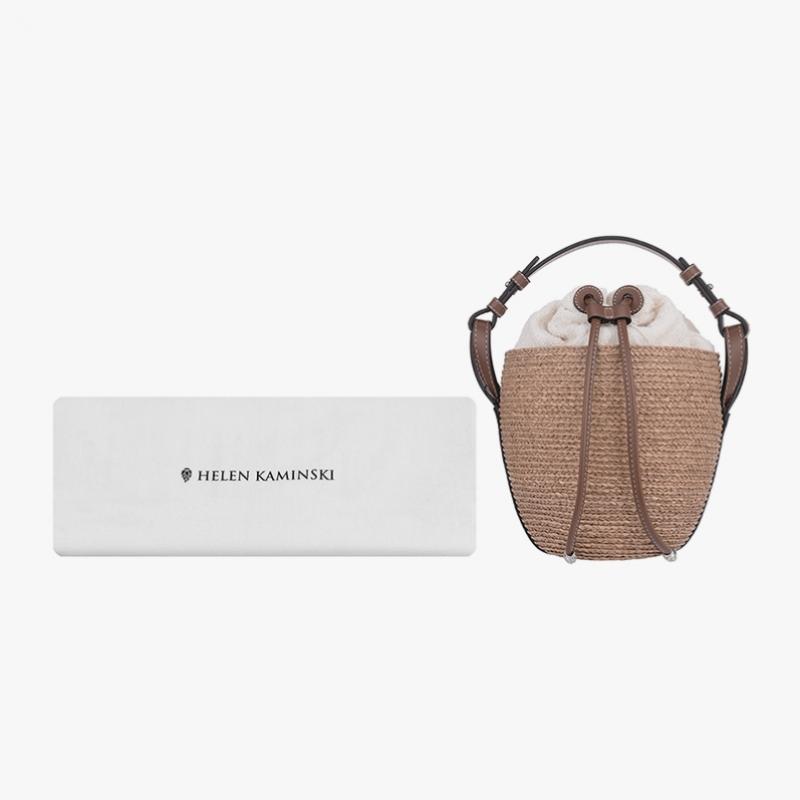 Хелен Камински Agua Nougat Parchment Сумка-ведро на плечо Сумка51753