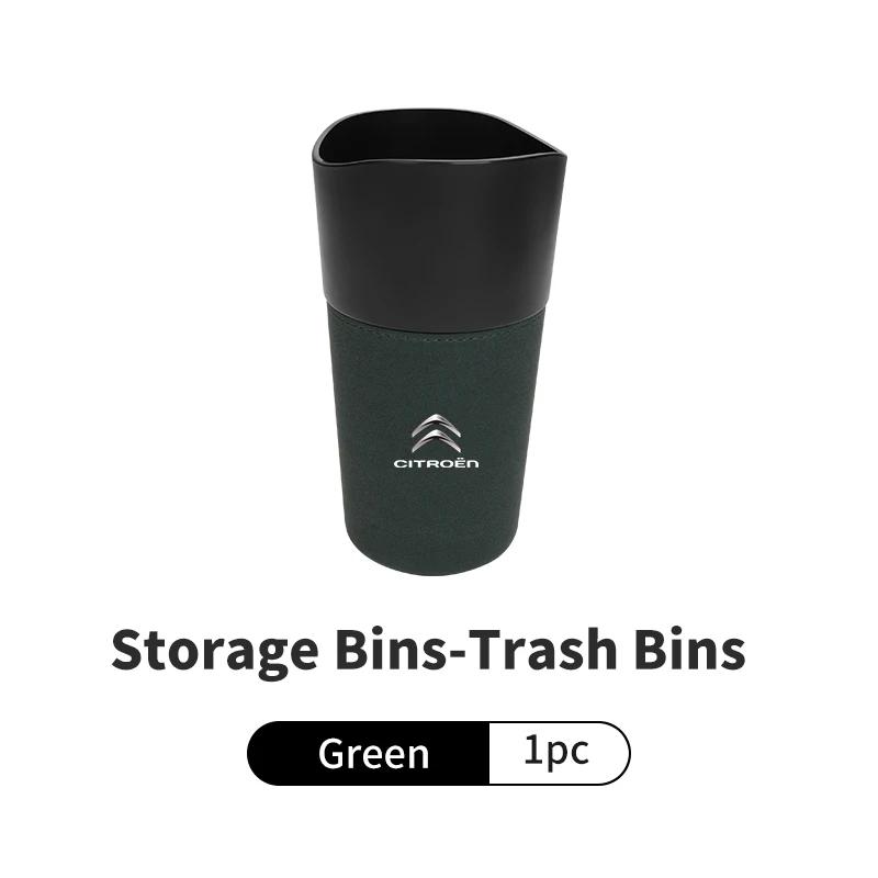 AQE3   Car Trash Can Drink Bottle Storage Bucket Cup Holder Organizer For Citroen C4 C3 C5 C1 C2 C6 VTS C4L DS3 DS4 DS5 Grand Berlingo