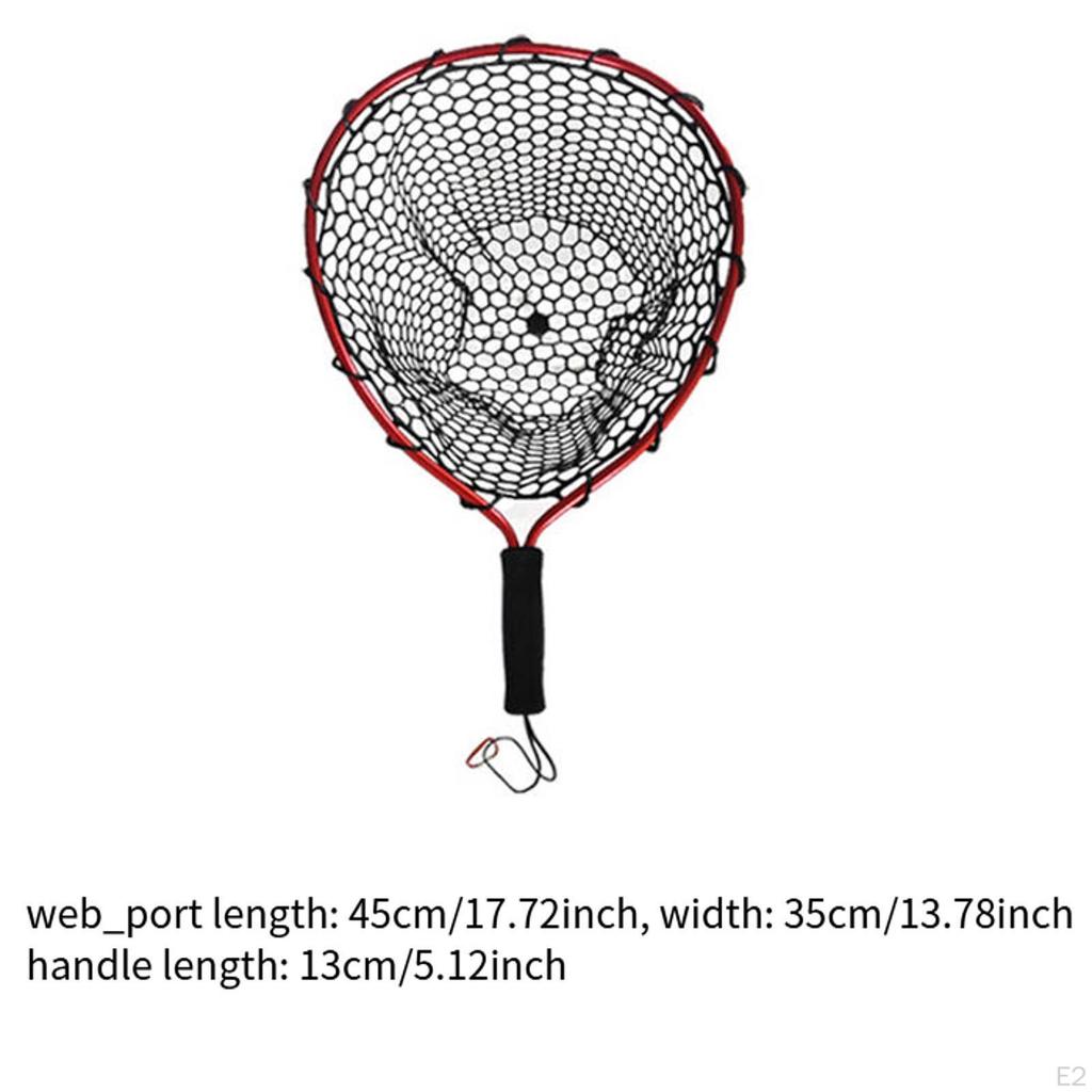 Aluminum Alloy Anti-Slip Fishing Landing Net for Boat
