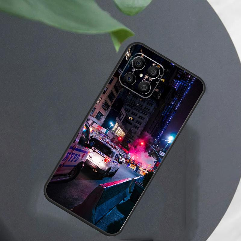 Чехол для Police Car For Honor Magic 7 Lite 6 5 8 Pro Для Honor 200 400 70 90 X8c X8b X9a X9b X9c X9d Win RT