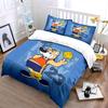 Basketball Bear Cartoon Set Bedding Duvet Cover Set Duvet Cover Pillowcases  (1*Duvet Cover 2*Pillowcases, without duvet insert)