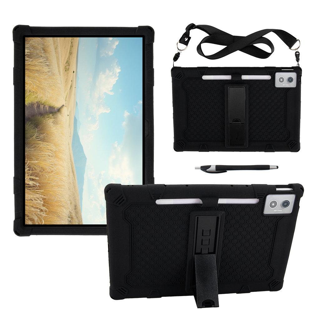 Soft Stand Case For Lenovo Xiaoxin Pad Pro 12.7 2025 12.7 Inch TB-375FC TB-371 Silicone Protective Tablet Back Cover