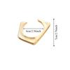 Gold Silver Cuff Bangles ABS Acrylic Exaggerated Bracelet Temperament Wide Open Bangle  Girls