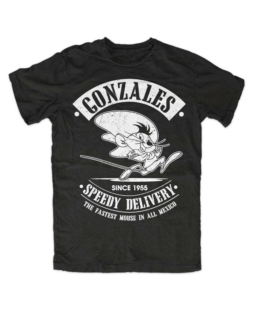 Футболка унисекс Gonzales Delivery Cult 80-х годов с изображением мышей старой школы в стиле «Mexico» от Comic Con