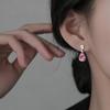 Серьги-капли с цирконом: Женские элегантные серьги-пусеты с муассанитами грушевидной формы