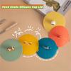 Leak Proof Silicone Mug Cup Cover Heat-Resistant Dustproof Cup Cover Cute Sealed Lids Tea