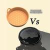 Silicone Car Coaster Round Shape Cup Holder Pad Eco-Friendly Silicone Coaster  Universal Fit