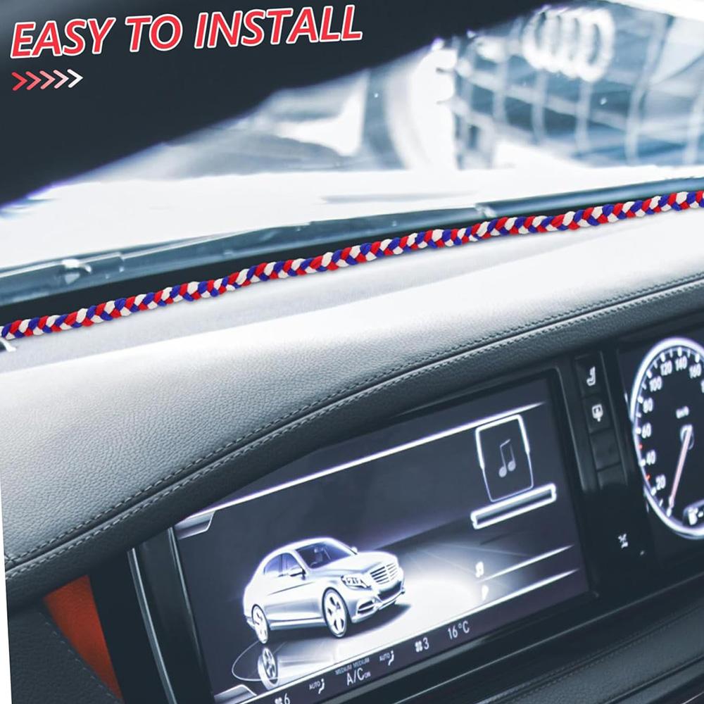 Car Vinyl Wrap Application Tool 300cm Soak Rope for Window Tint Windshield Gap Water Absorbing Rope Vinyl Film Install Tool