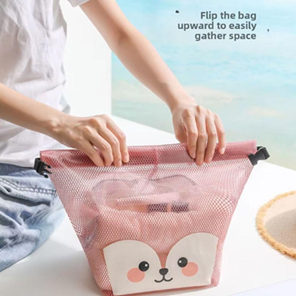 Waterproof Drawstring Toiletry Bag Handheld Beach Swimming Bag Travel Fitness Bag for Travel